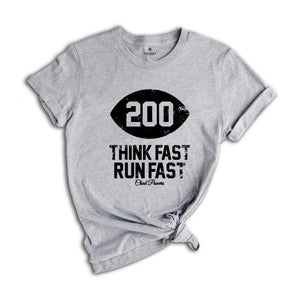 Run Fast T-Shirt, Chad Powers T-Shirt, Football Fan Tee, Inspirational Shirts, Football Lover Gift, Motivational Shirt