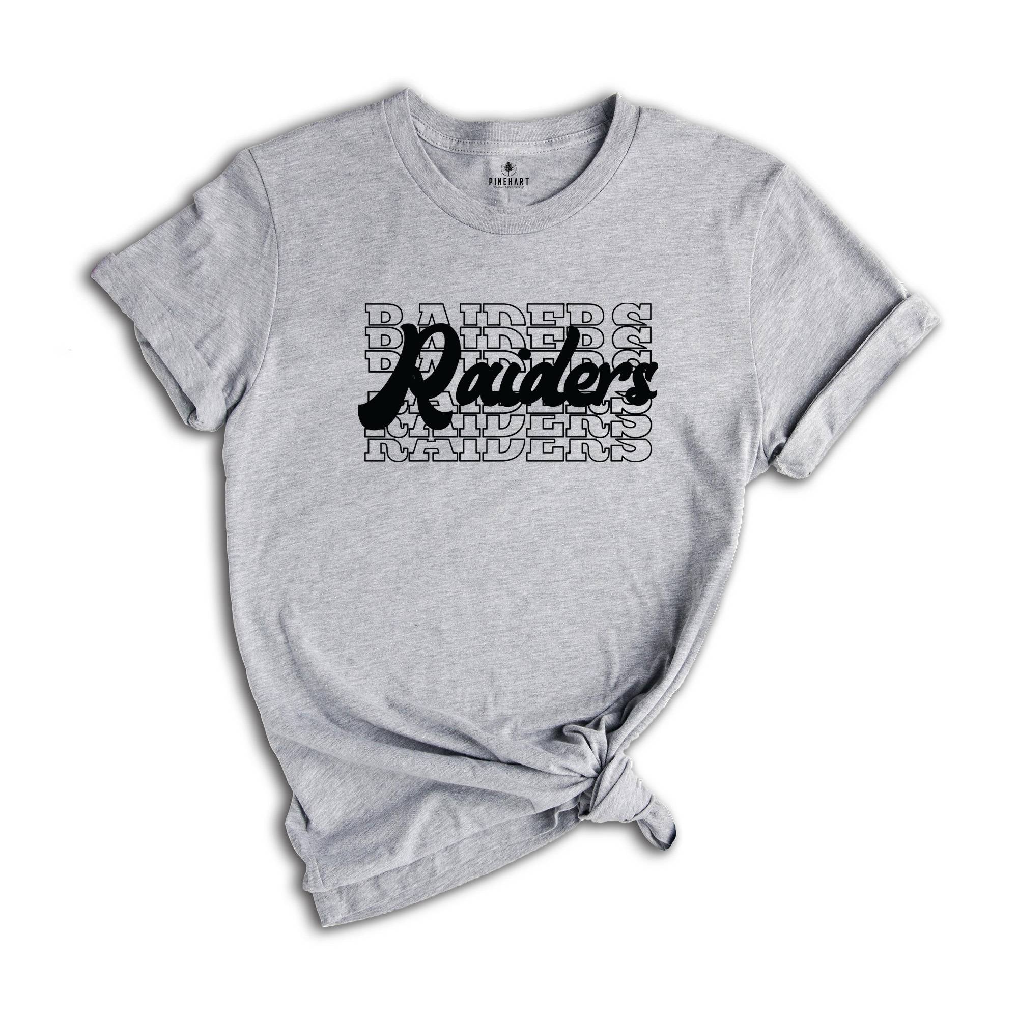 Team Mascot Shirt, Raiders Team Shirt, Raiders Team Spirit Shirt, Raiders Fan Shirt, Raiders School Shirt, Raiders School Spirit