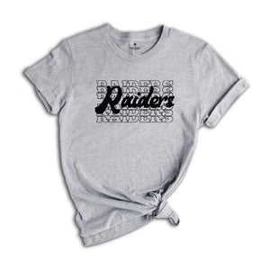 Team Mascot Shirt, Raiders Team Shirt, Raiders Team Spirit Shirt, Raiders Fan Shirt, Raiders School Shirt, Raiders School Spirit