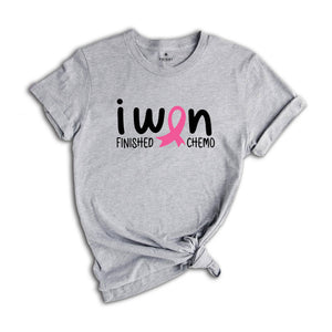 I Won Finished Chemo Shirt, Last Day Of Chemo, Funny Cancer Shirt, Cancer Survivor Gift, Cancer Patient Gift