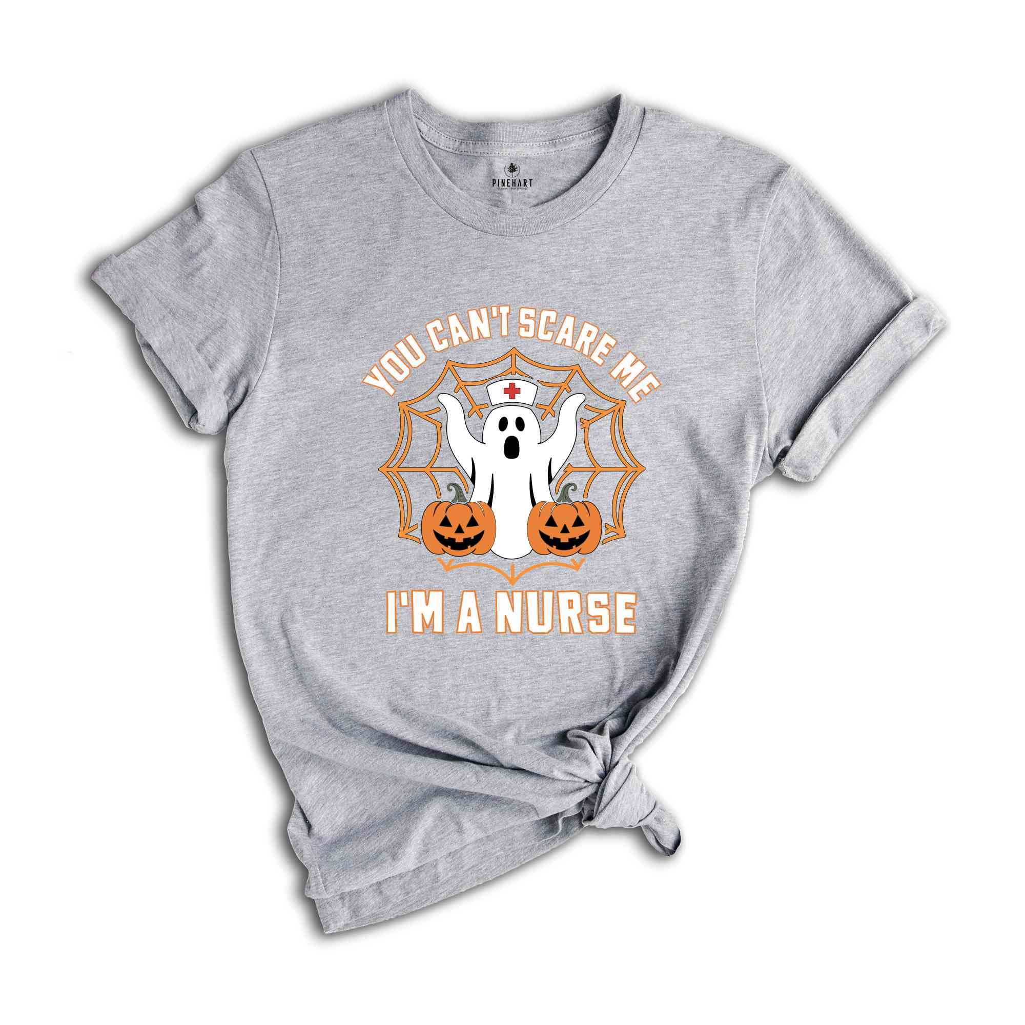 You Can't Scare Me I'm A Nurse Shirt, Halloween Nurse Ghost Shirt, Cute Nurse Halloween Shirt, Funny Halloween Nurse Tee, Spooky Nurse Shirt