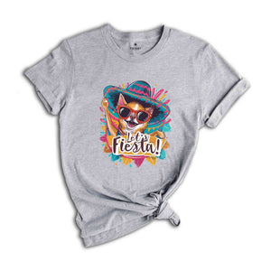 Let's Fiesta Chihuahua Shirt, Funny Animal Shirt, Dog Lover Shirt, Mexican Party Shirt, Cinco De Mayo Shirt, Mexican Fiesta Shirt