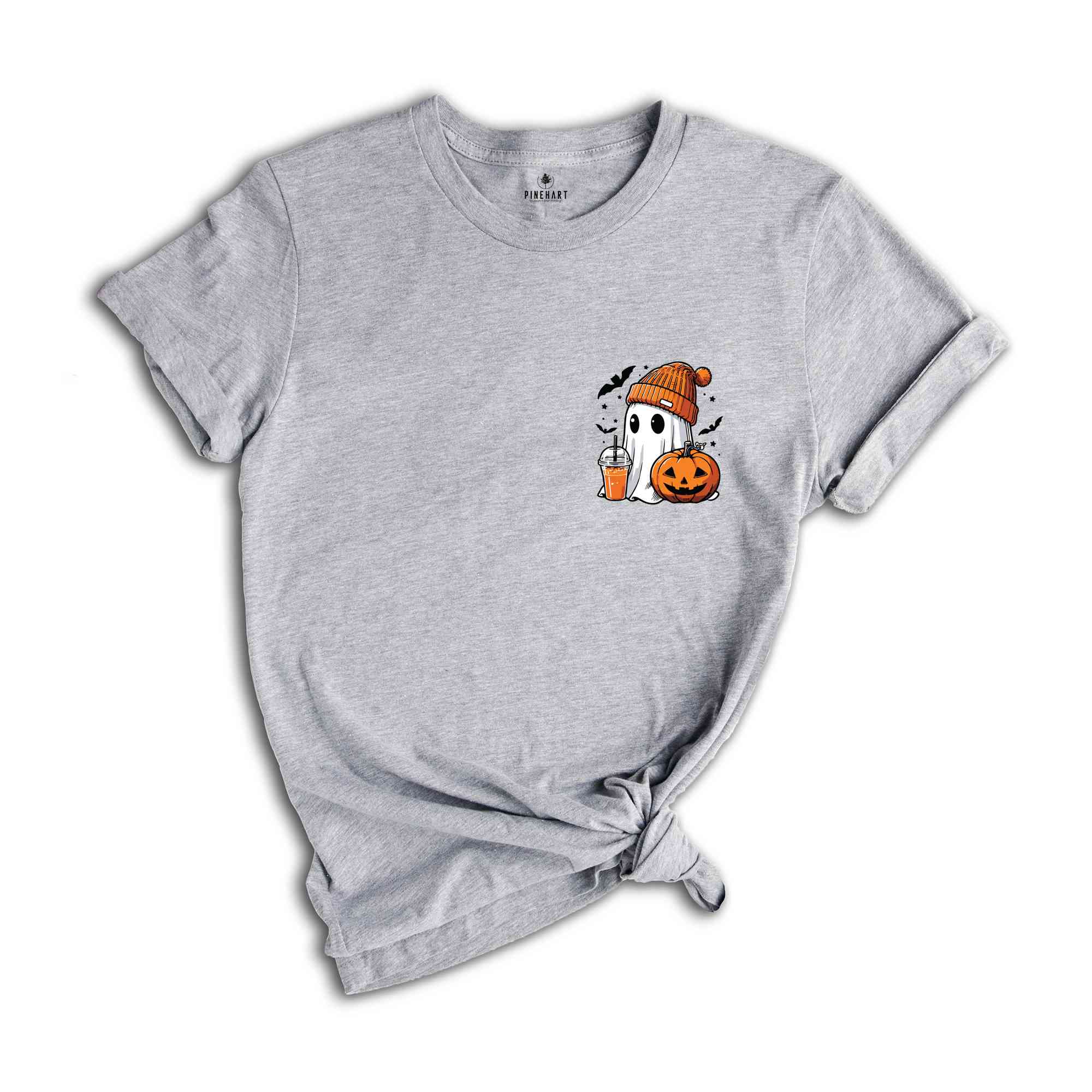 Cute Ghost Halloween Shirt, Pumpkin Spice Shirt, Coffee Shirt, Spooky Season Shirt, Halloween Shirt, Pumpkin Spice Shirt, Ghost Shirt