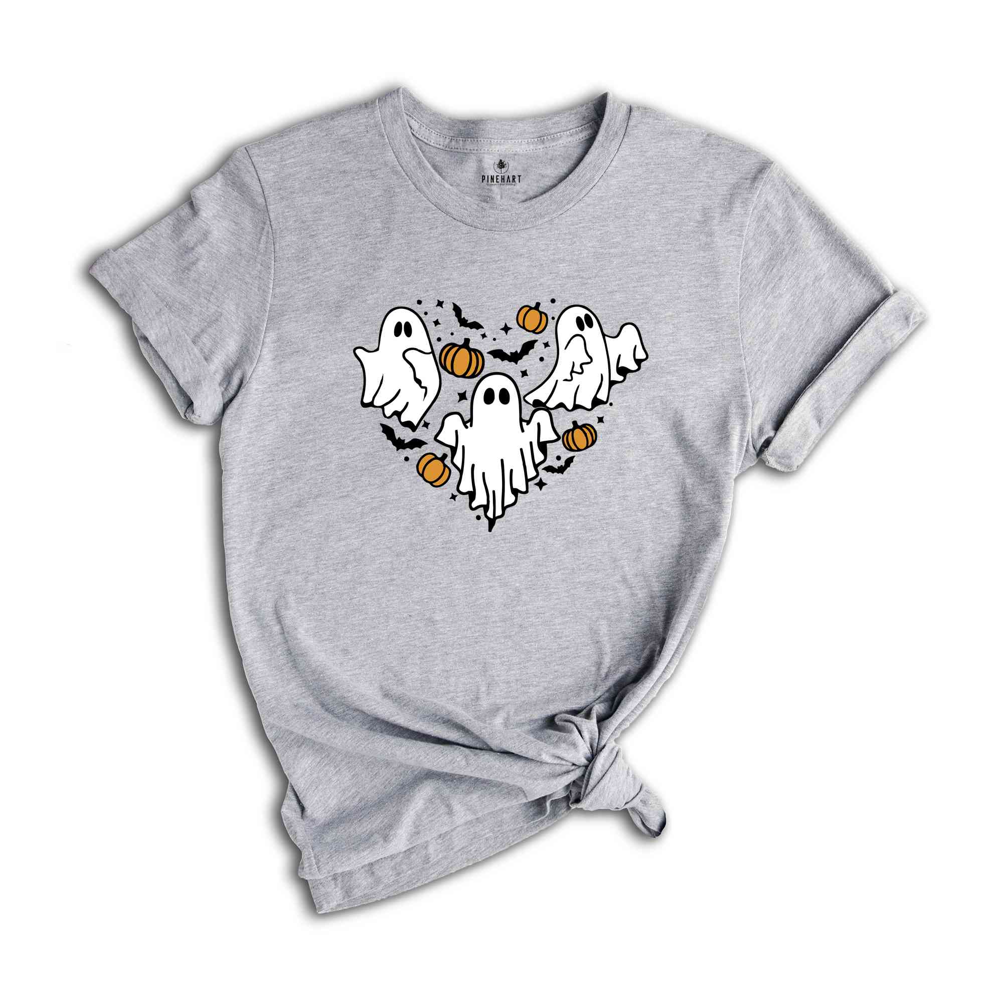 Ghost Heart Shirt, Spooky Season Shirt, Halloween Shirt, Scary Ghost Shirt, Cute Halloween Shirt, Boo Shirt, Funny Halloween Shirt