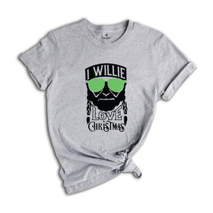 I Willie Love Christmas Shirt, Willie Shirt, Inspired Shirt, Love Christmas Shirt, Western Christmas Shirt, Country Shirt, Willie Christmas