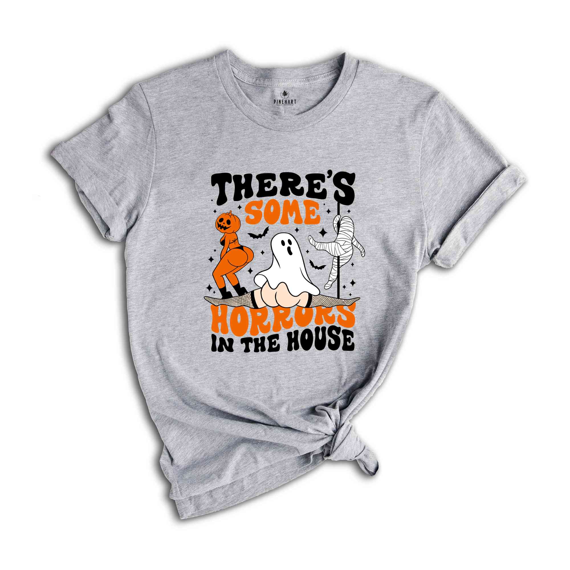 There's Some Horrors In The House Shirt, Funny Halloween Shirt, Cute Halloween Shirt, Spooky Season Shirt, Horror Shirt, Pumpkin Shirt