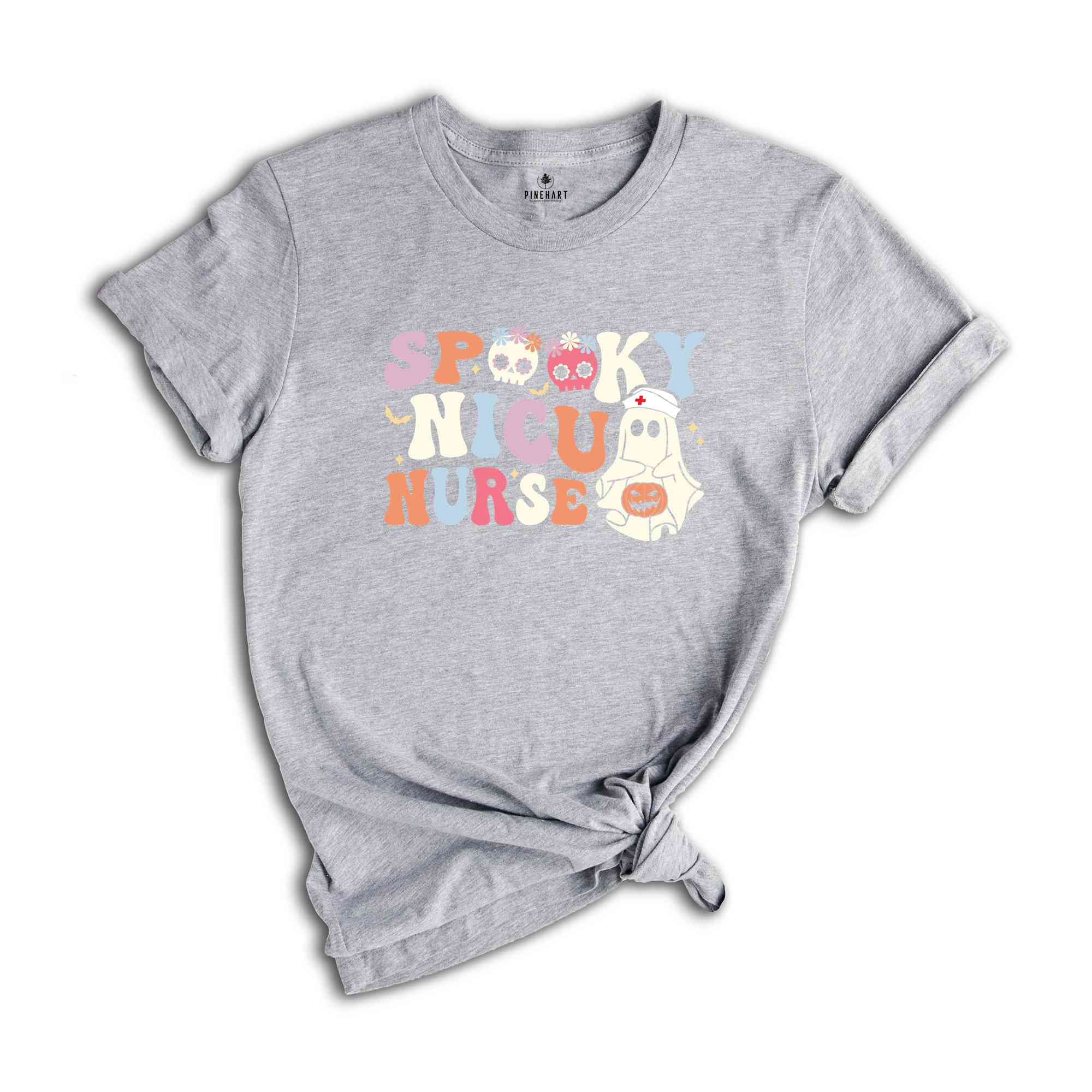 In My Spooky NICU Nurse Era Shirt, Cute Nurse Tee, Cute Halloween Shirt, Halloween Gift For Nurse, Ghost Shirt, Boo Shirt, Spooky Vibes Tee