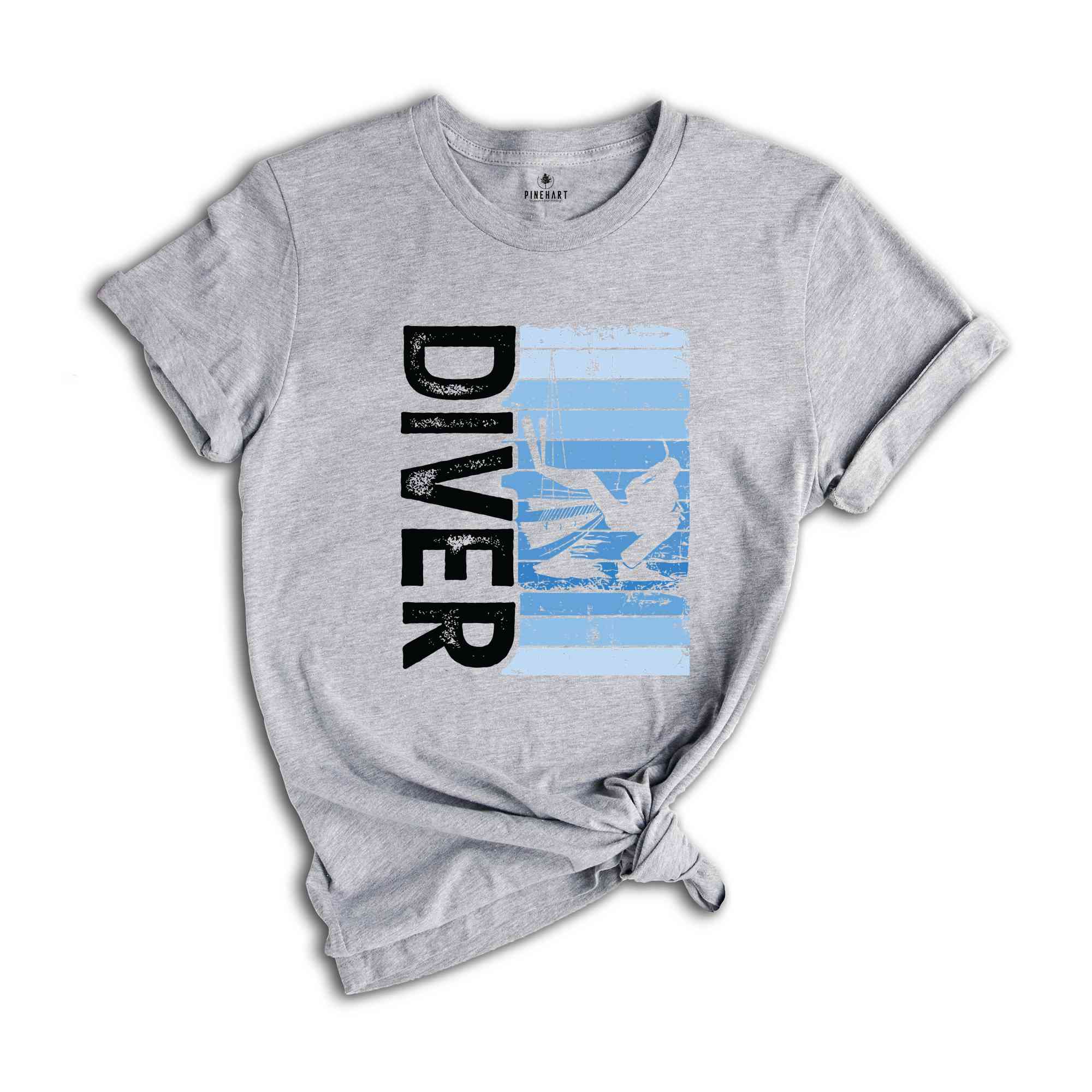 Diver T-Shirt, Scuba Diving Shirt, Ocean Lovers Gifts, Scuba Lover Shirt, Underwater Sports Shirt