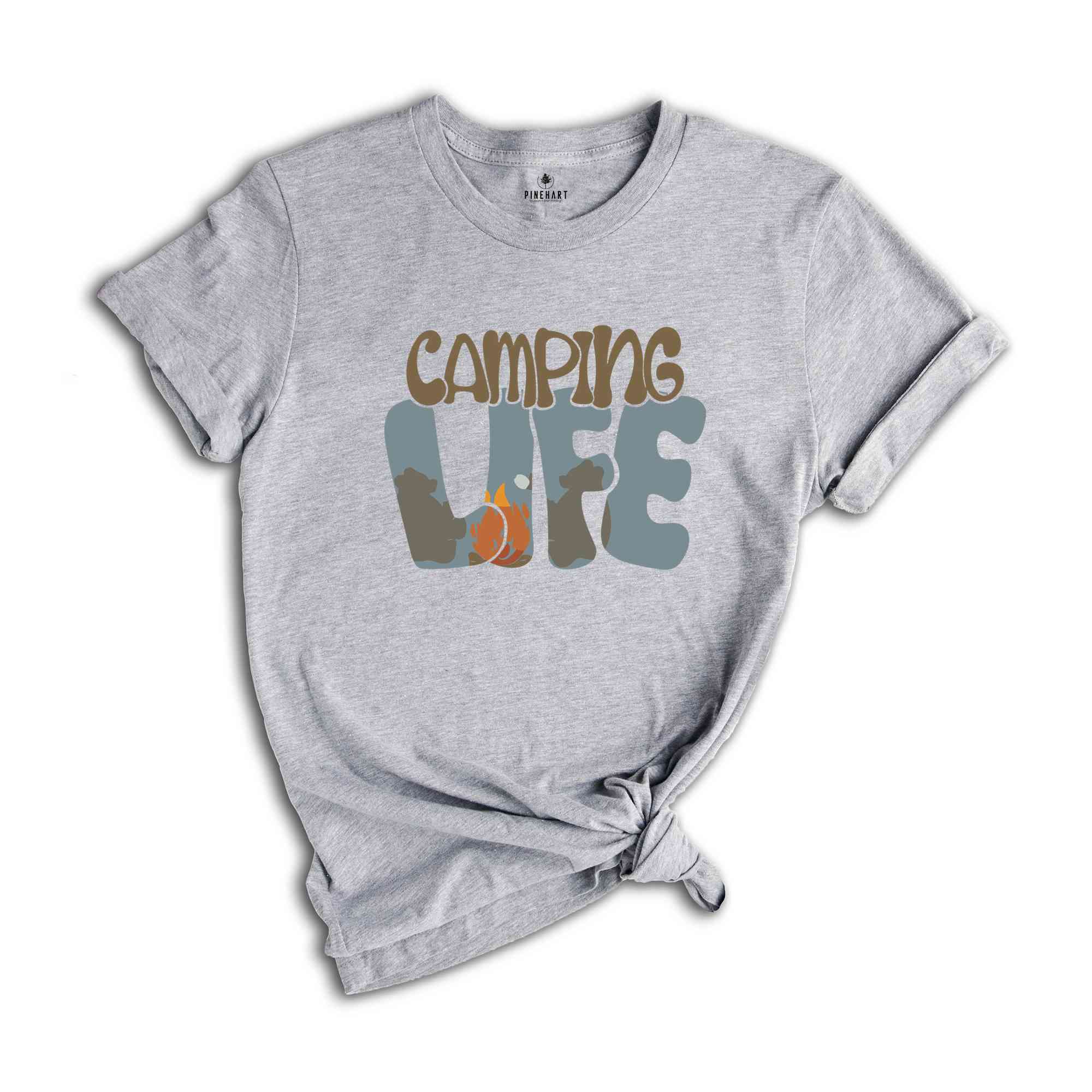 Camping Life Shirt, Summer Camp Shirt, Adventure Shirt, Travel T-Shirt, Campfire Shirt, Wilderness Shirt