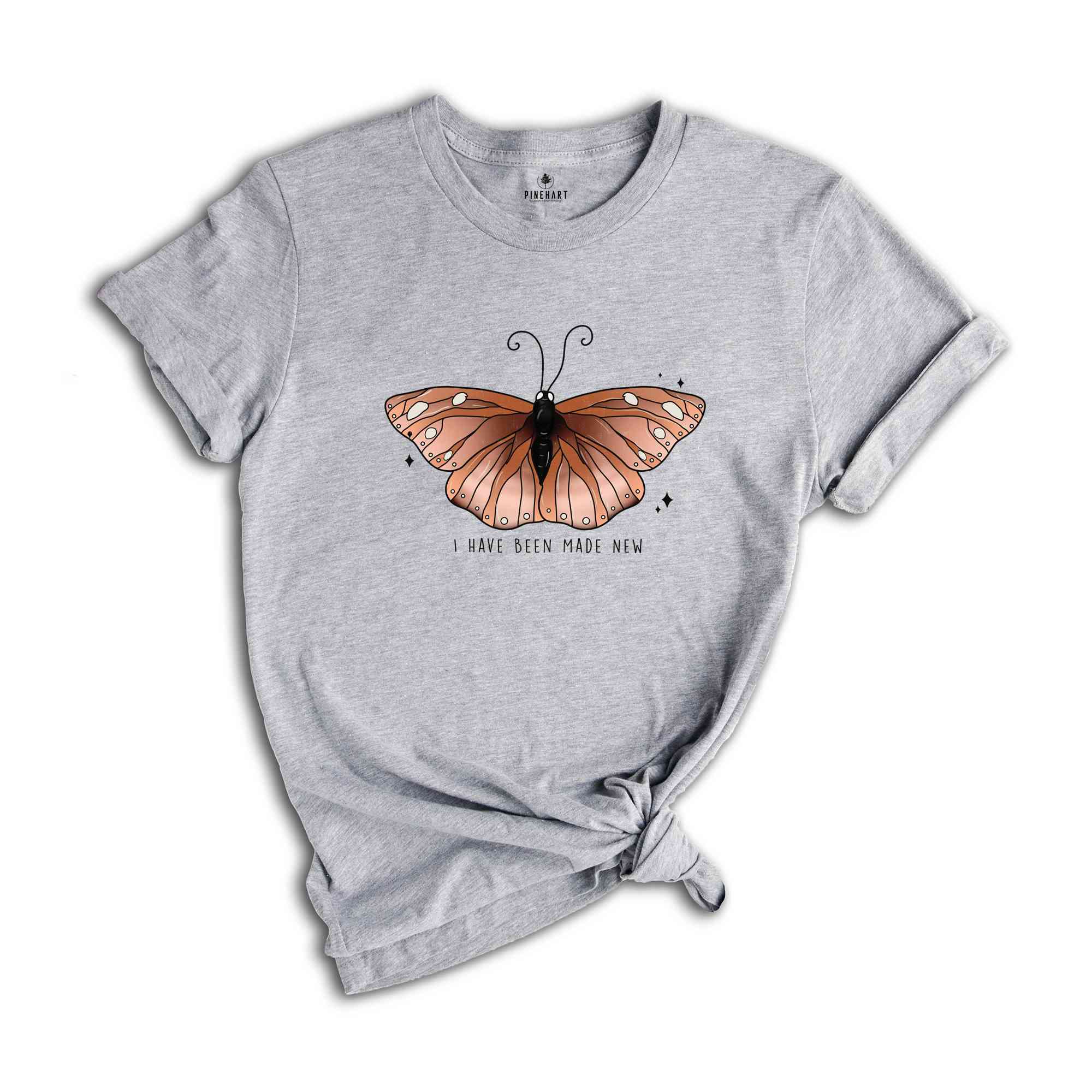 I Have Been Made New Shirt, Butterfly Shirt, Corinthians 2 Shirt, Christian Apparel, Jesus Lover Shirt, Faith Shirt