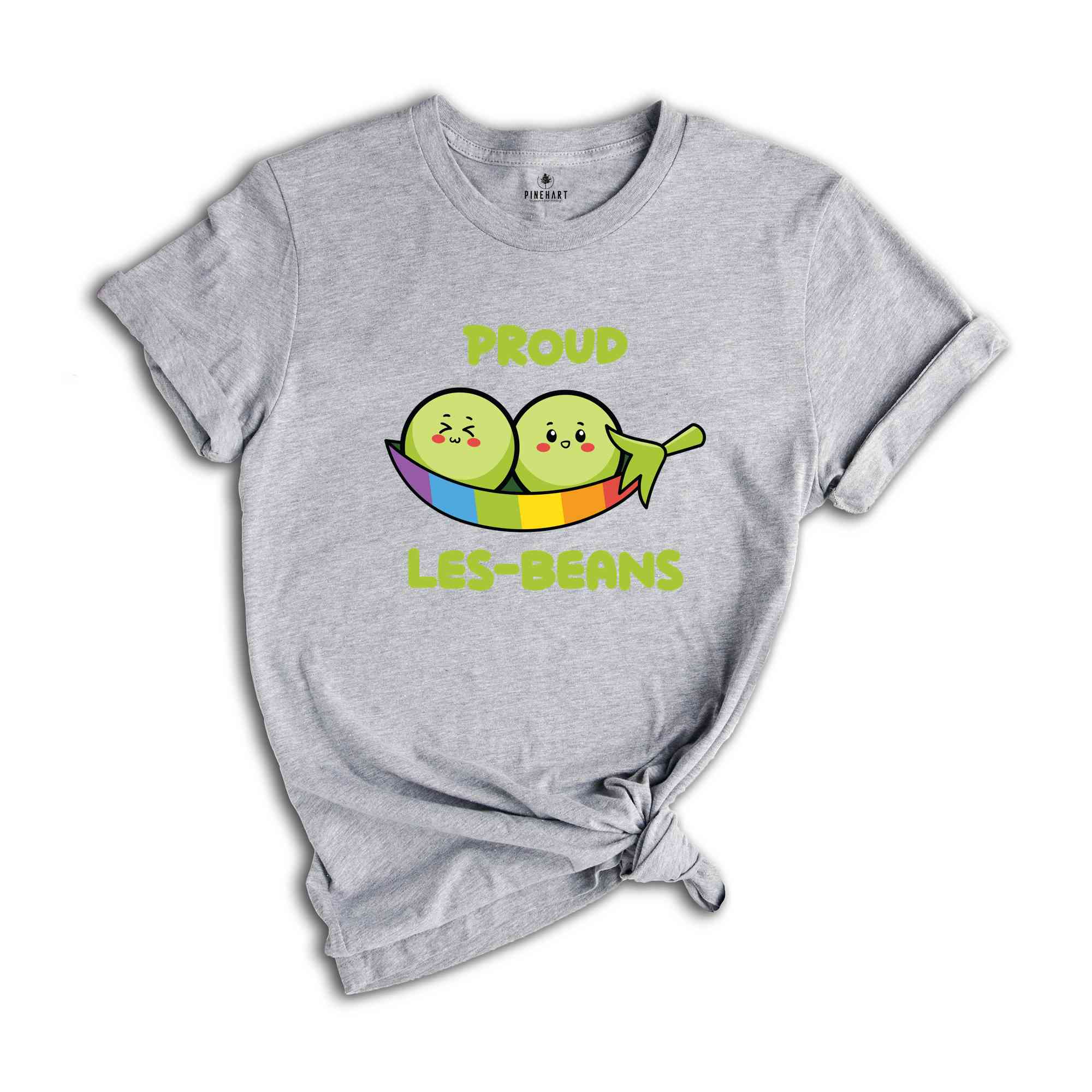 Proud Les-Beans, Funny LGBT Shirt, Funny Lesbian Gift, Animal Lover Shirt, Cute LGBT Shirt, Pride Rainbow Shirt, Lesbian Shirt