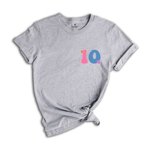 In My Double Digits Era Shirt, Trendy Birthday Shirt, Birthday Party Shirt, 10th Birthday Shirt, Birthday Girl Shirt