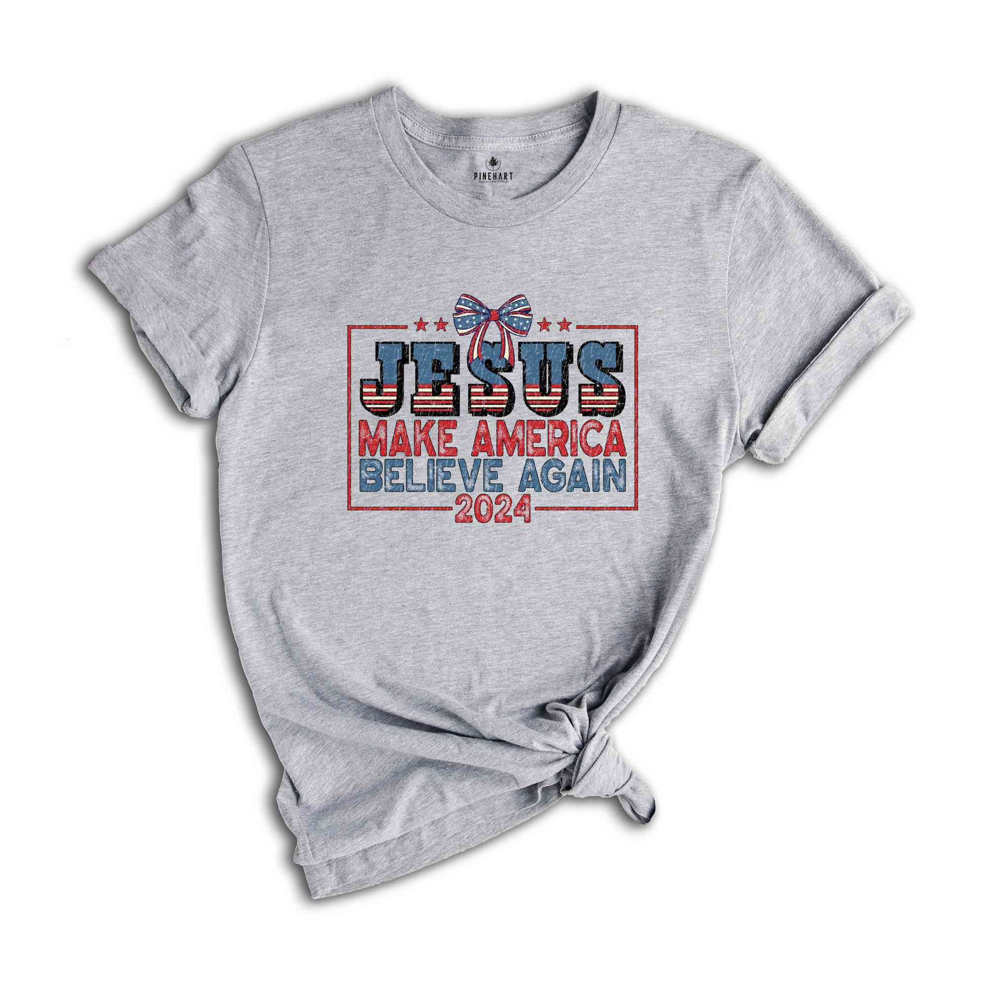 Jesus Make America Believe Again Shirt, America Shirt, USA Shirt, Red White And Blue, Independence Day Shirt, Patriotic Shirt, 4th Of July