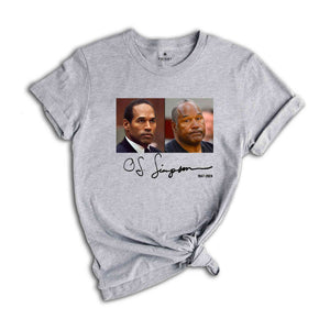 O.J Simpson Shirt, Rest In Peace, 1947-2024, OJ Simpson Tshirt, Thanks For Memories Simpson Shirt, RIP OJ Simpson Shirt, O.J Simpson