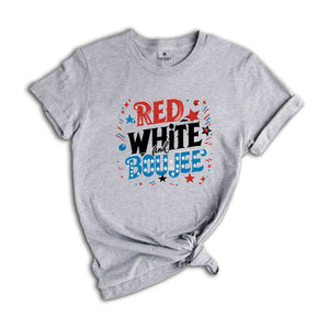 Red White and Boujee Shirt, Funny 4th of July Shirt, Women's Memorial Day Tshirt, American Flag Shirt,