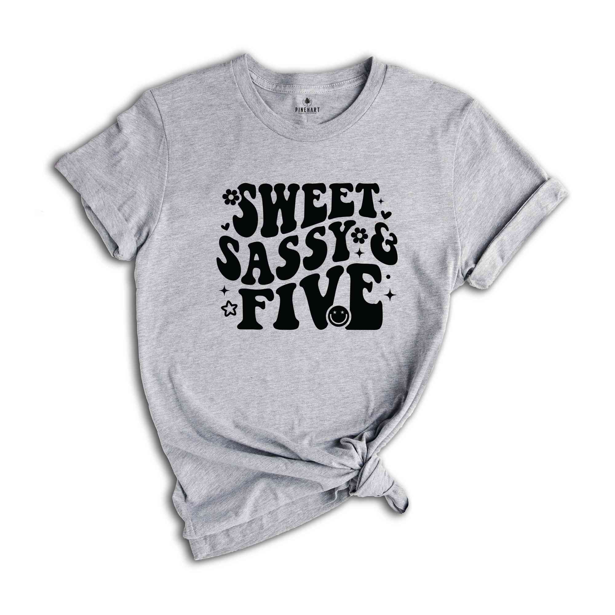 Sweet Sassy Five Shirt, Birthday Girl Shirt, Cute Birthday Shirt, Tie Dye Shirt, Birthday Party Shirt Girl, Birthday Gift, Kids Tshirt