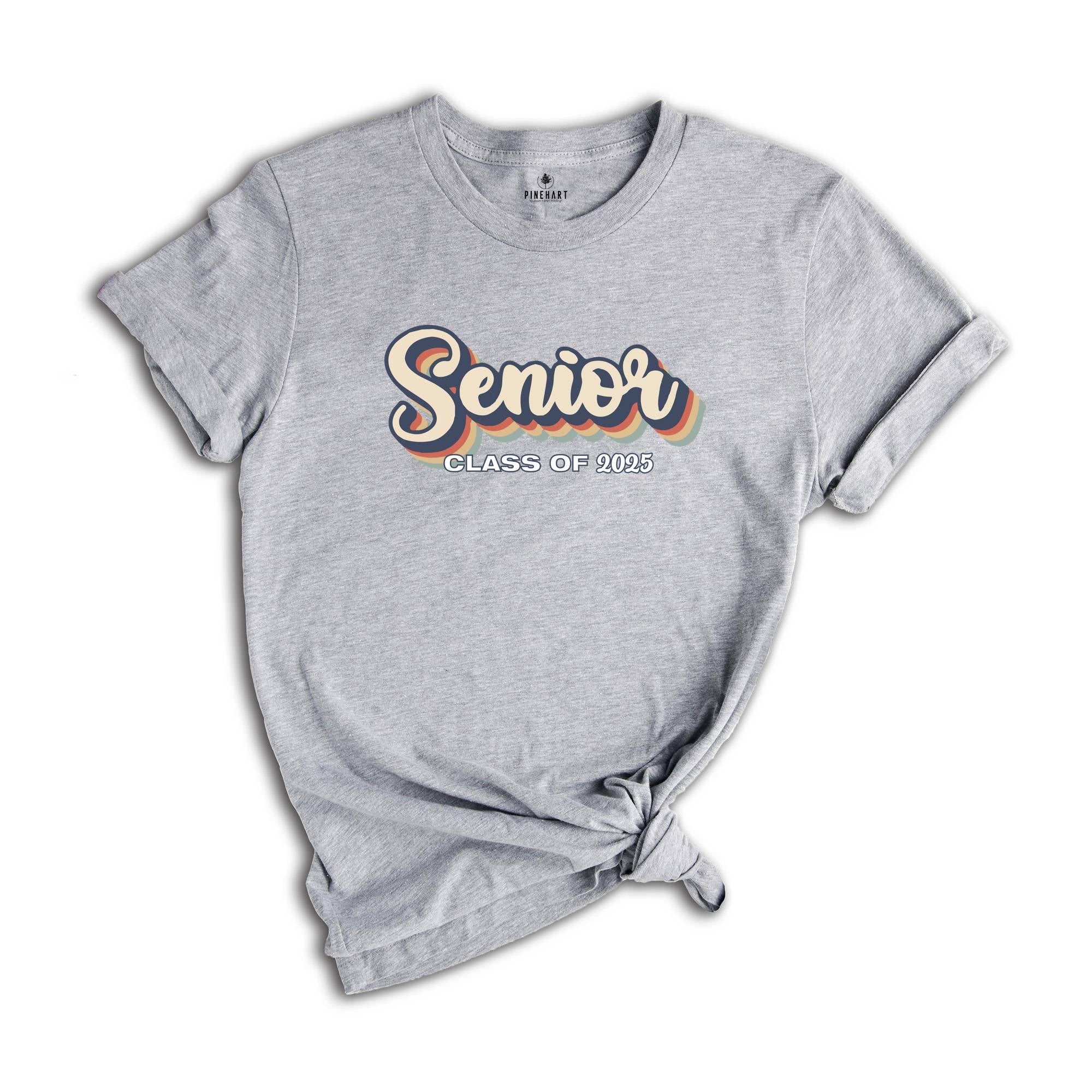 Vintage Senior 2025 T-shirt, Senior 2025 Shirt, Class Of 2025 Shirt, Graduation 2025 Shirt, Graduation Shirt, Class of 2025