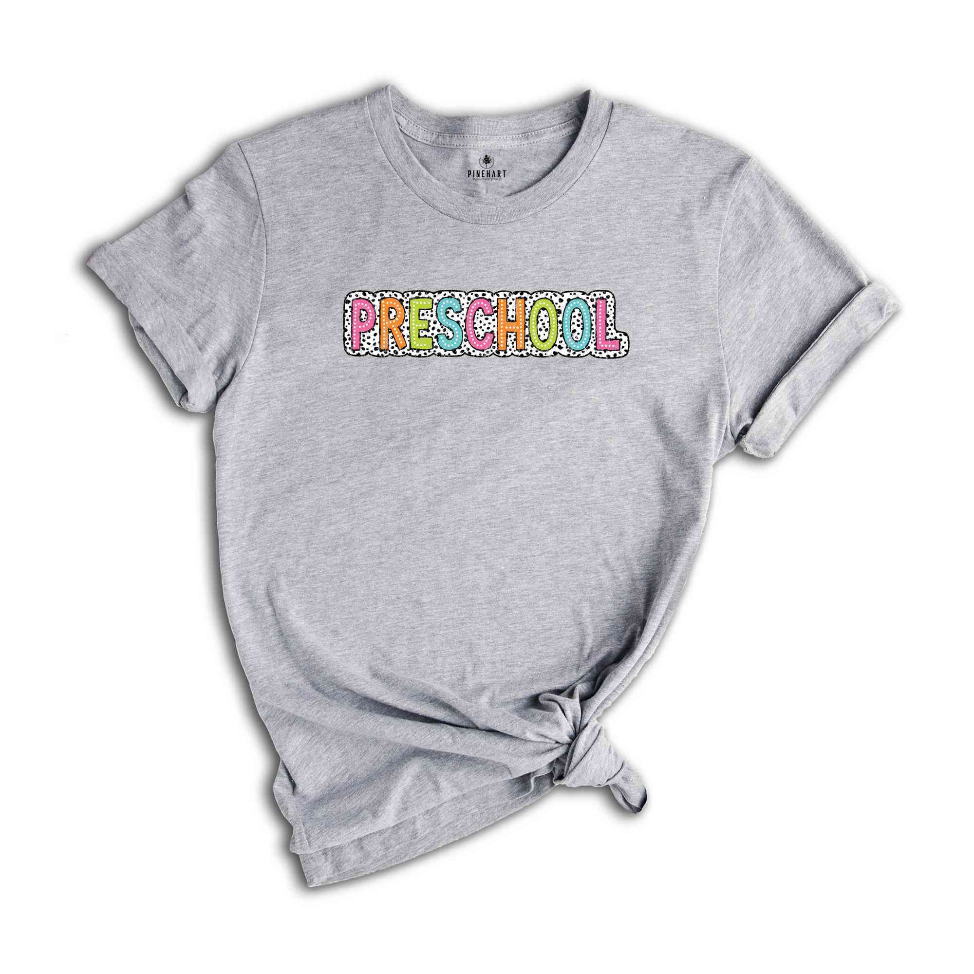 Preschool Shirt, Preschool Teacher Shirt, Back to School Shirt, School Shirt, First Day Of School, Preschool Outfit, Rainbow Preschool Shirt