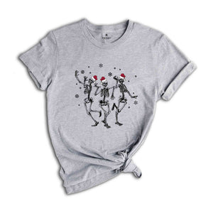 Dancing Skeleton Shirt, Christmas Skeleton Shirt, Christmas Shirt, Holiday Shirt, Dancing Skeleton, Christmas Gift