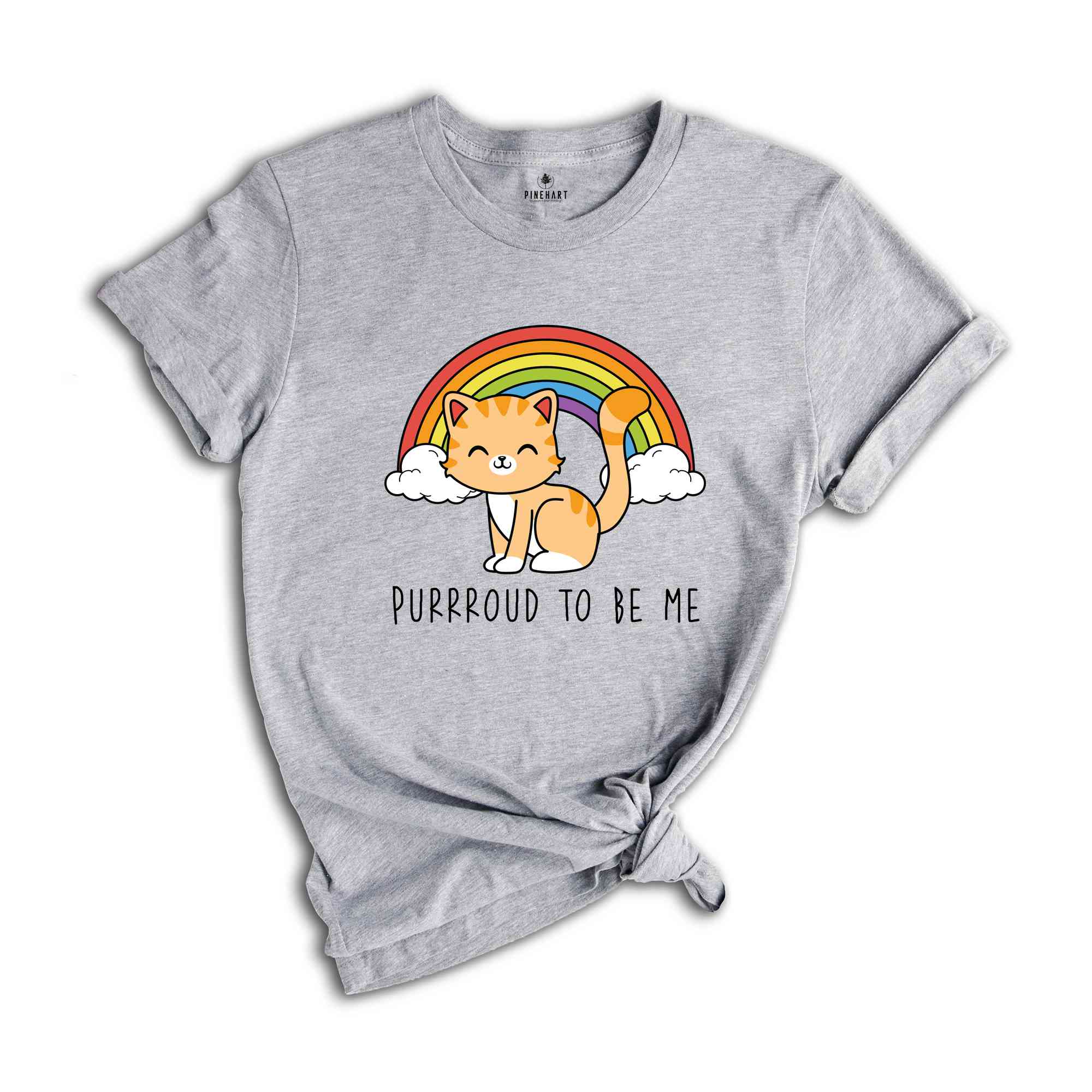 Purrroud To Be Me Shirt, Animal Lover Shirt, Cute LGBT Shirt, Pride Rainbow Shirt, Cat Lover Shirt, LGBTQ Pride Shirt, Cat Shirt