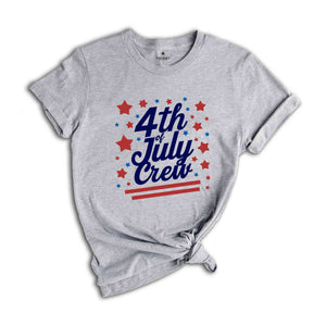 4th Of July Crew Matching Family Shirts, Fourth Of July Matching Family Party T-Shirts, Fun Party Shirts