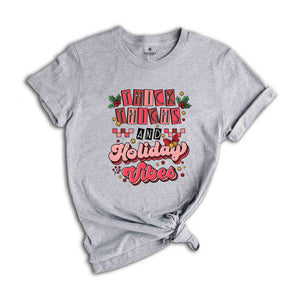 Thick Thighs And Holiday Vibes Shirt, Christmas Party Shirt, Cute Christmas Shirt, Funny Christmas Shirt, Holiday Shirt, Christmas Gift