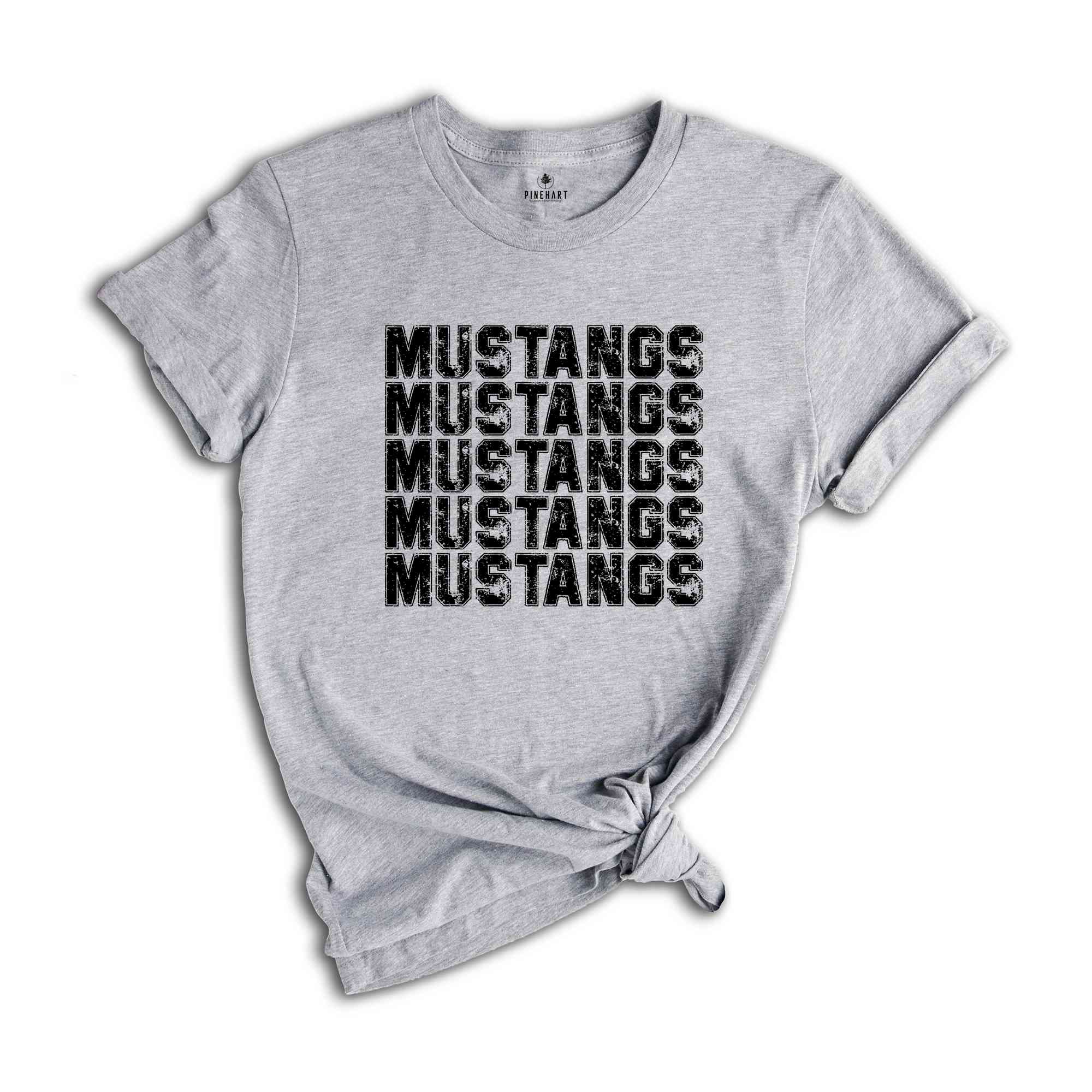 Team Mascot Shirt, Mustangs Mascot Shirt, Mustangs Fan Shirt, Mustangs School Shirt, School Spirit Shirt, Mustangs Team Shirt, Football Tee