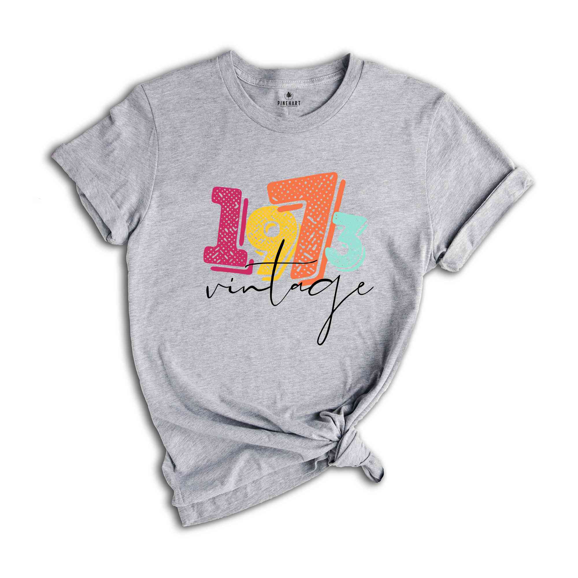 1973 Vintage Birthday Shirt, 51st Birthday TShirt, 51st Birthday Party Shirt, 51st Birthday Gift, Born in 1973 Shirt