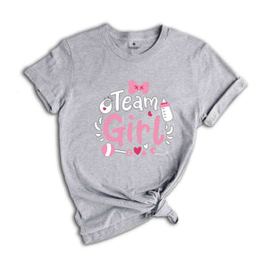 Team Girl Shirt, Team Boy Shirt, Gender Reveal Shirt, Pregnancy Announcement Shirt, Baby Shower Tshirt, Team Girl And Boy Tees