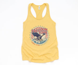 Freedom Tour Tank Top, Bald Eagle Shirt, July 4th Tank Top, USA Tank Top, Independence Day, 4th Of July Tank Top, Fourth Of July Outfit