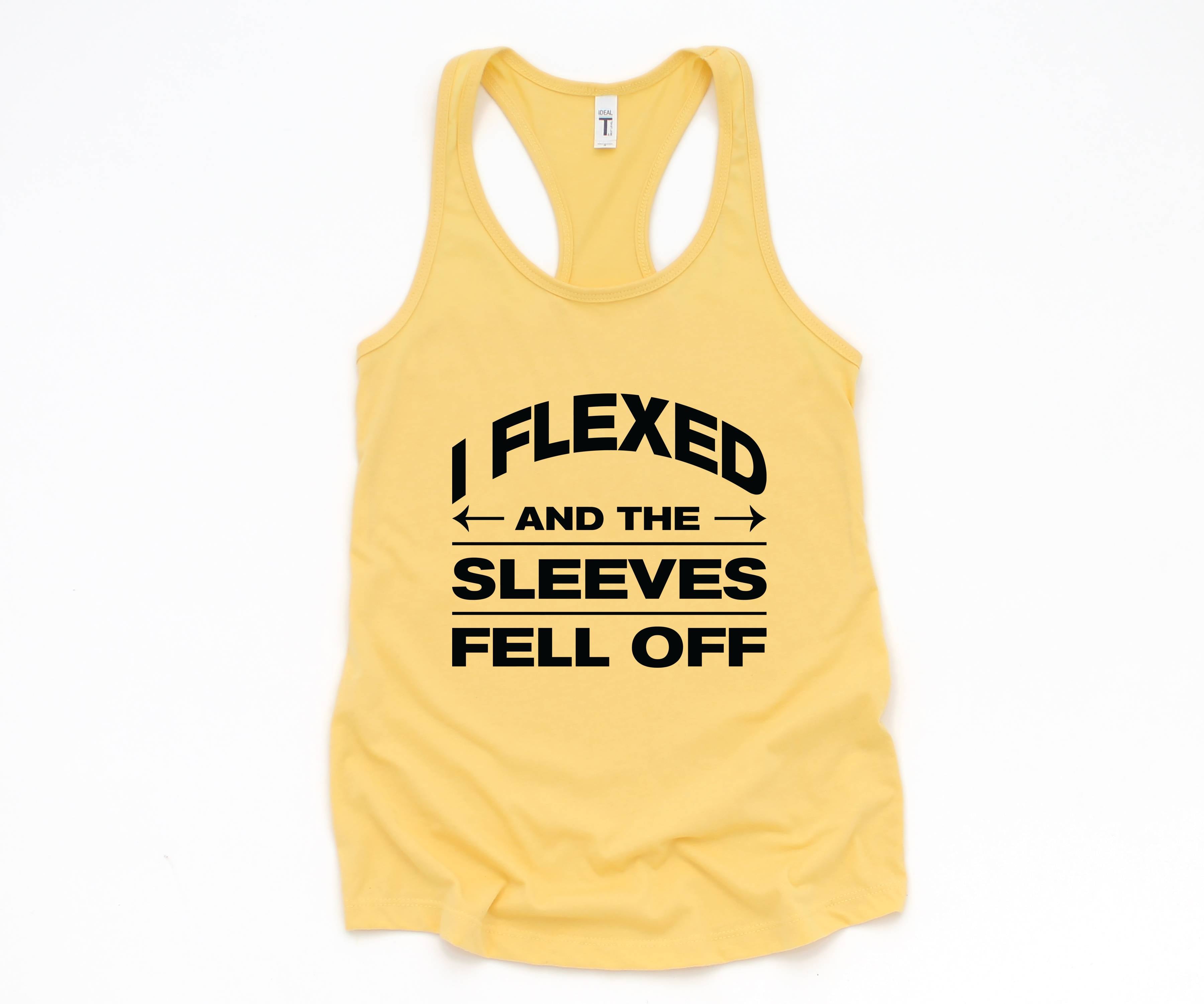 I Flexed And The Sleeves Fell Off Tank Top, Gym Tank Top, Workout Tank Top, Train Tank Top, Fitness Tank Top, Training Tank Top