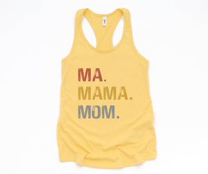 Ma Mama Mom Tank Top, Summer Tank Top, Trendy Mom Tank Tops, Mom Tank Top, Mama Tank Top, Gift for Wife