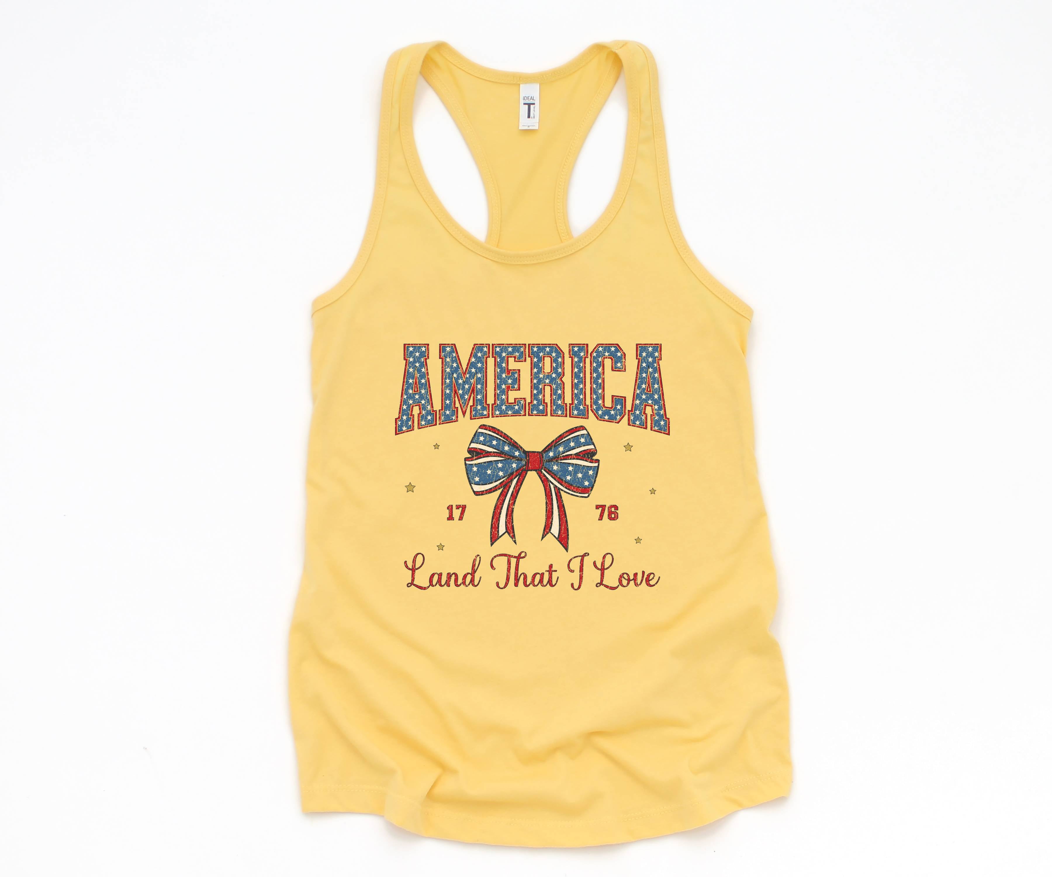 America Land That I Love Tank Top, 4th Of July Tank Top, USA Shirt, USA Tank Top, Independence Day, Fourth Of July Outfit, July 4th Tank