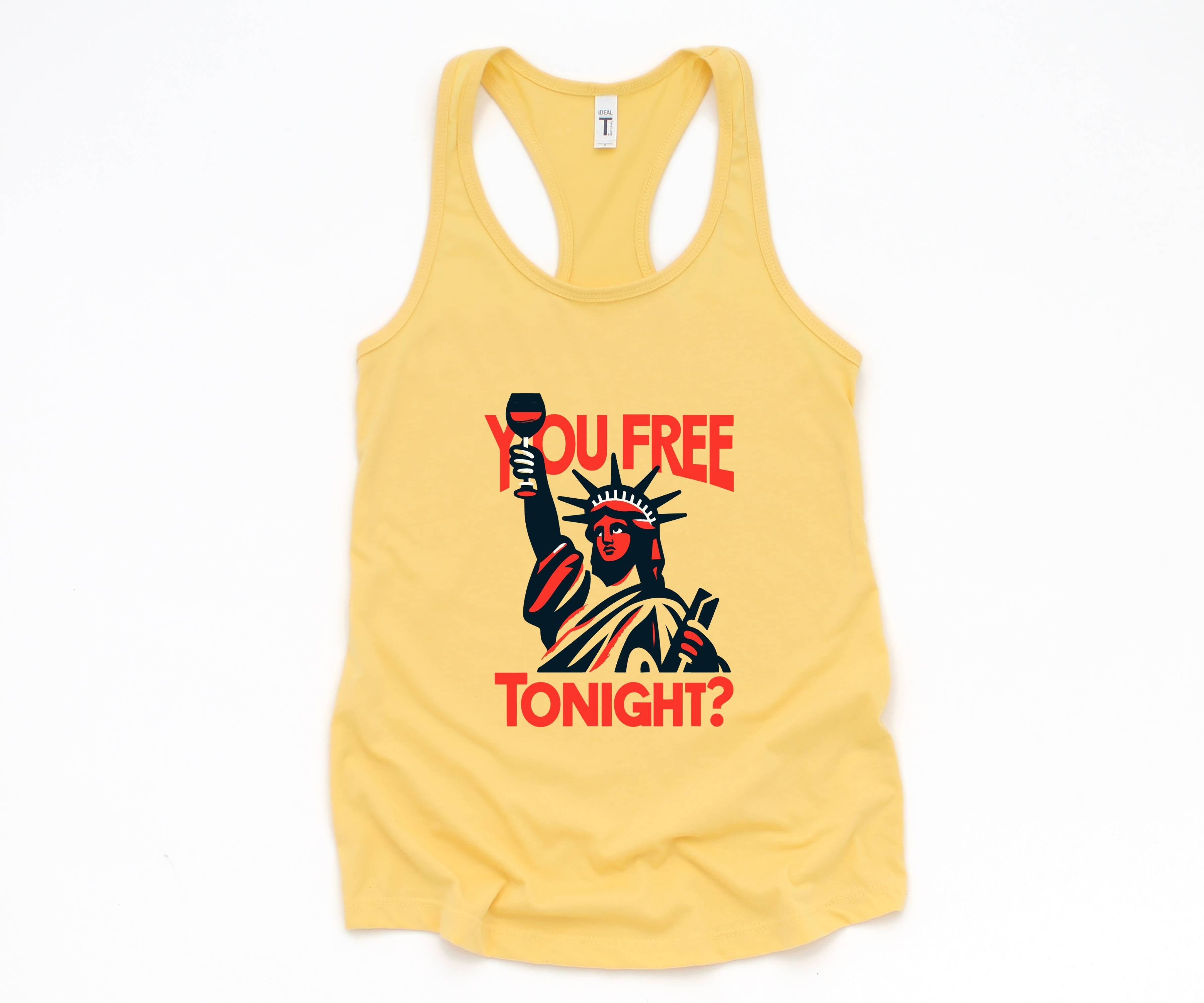 Are You Free Tonight Tank, 4th Of July Tank, Statue of Liberty 4th of July Tank Top, America Tank Tops