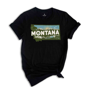 Retro State Of Montana Shirt, State Of Montana Shirt, State Shirt, Montana Shirt, Montana Lover Shirt, Family Trip Shirt, Travel Shirt