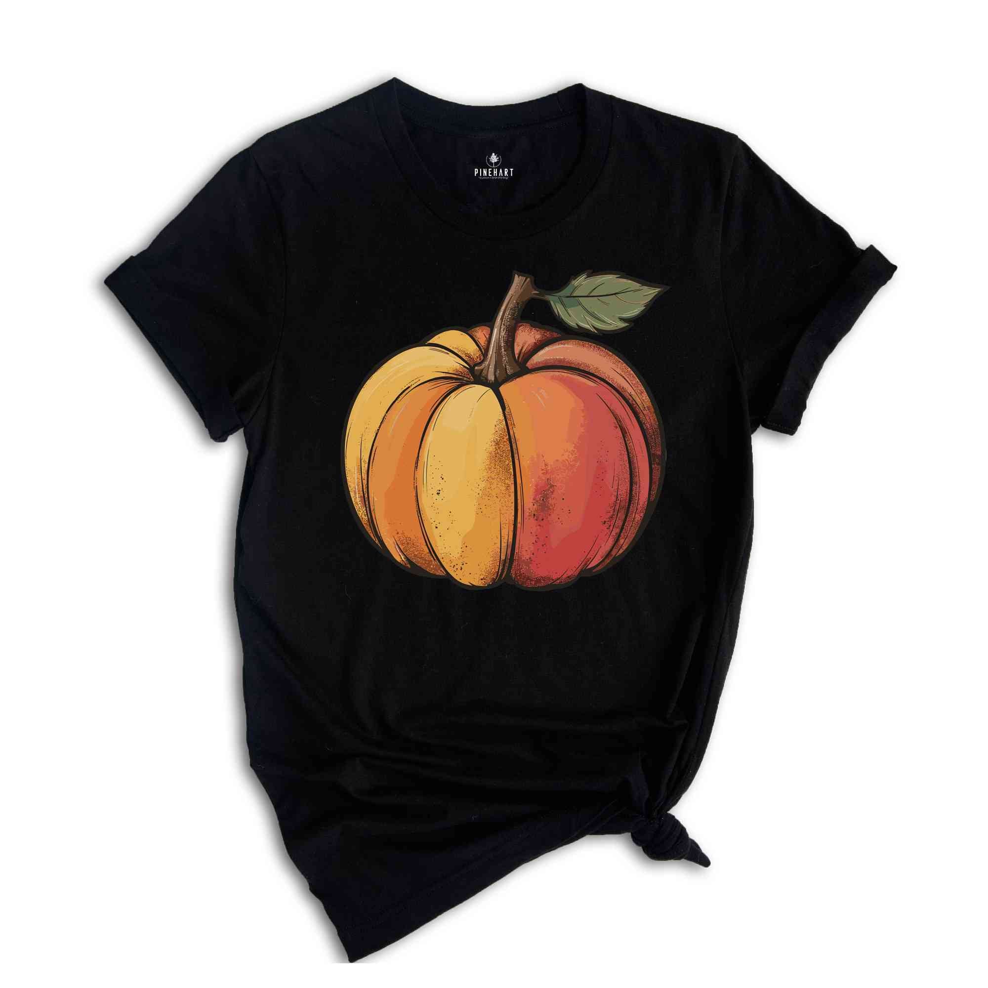 Colorful Pumpkin Shirt, Cute Pumpkin Shirt, Watercolor Pumpkins, Halloween Shirt, Autumn Shirt, Cute Fall Shirt, Gift For Halloween