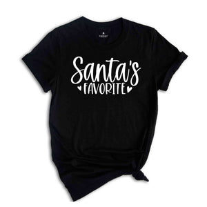 Santa's Favorite Shirt, Christmas Shirt, Christmas Gift, Xmas Party Tee, Santa Tee, Christmas Reunion, Holiday Gift