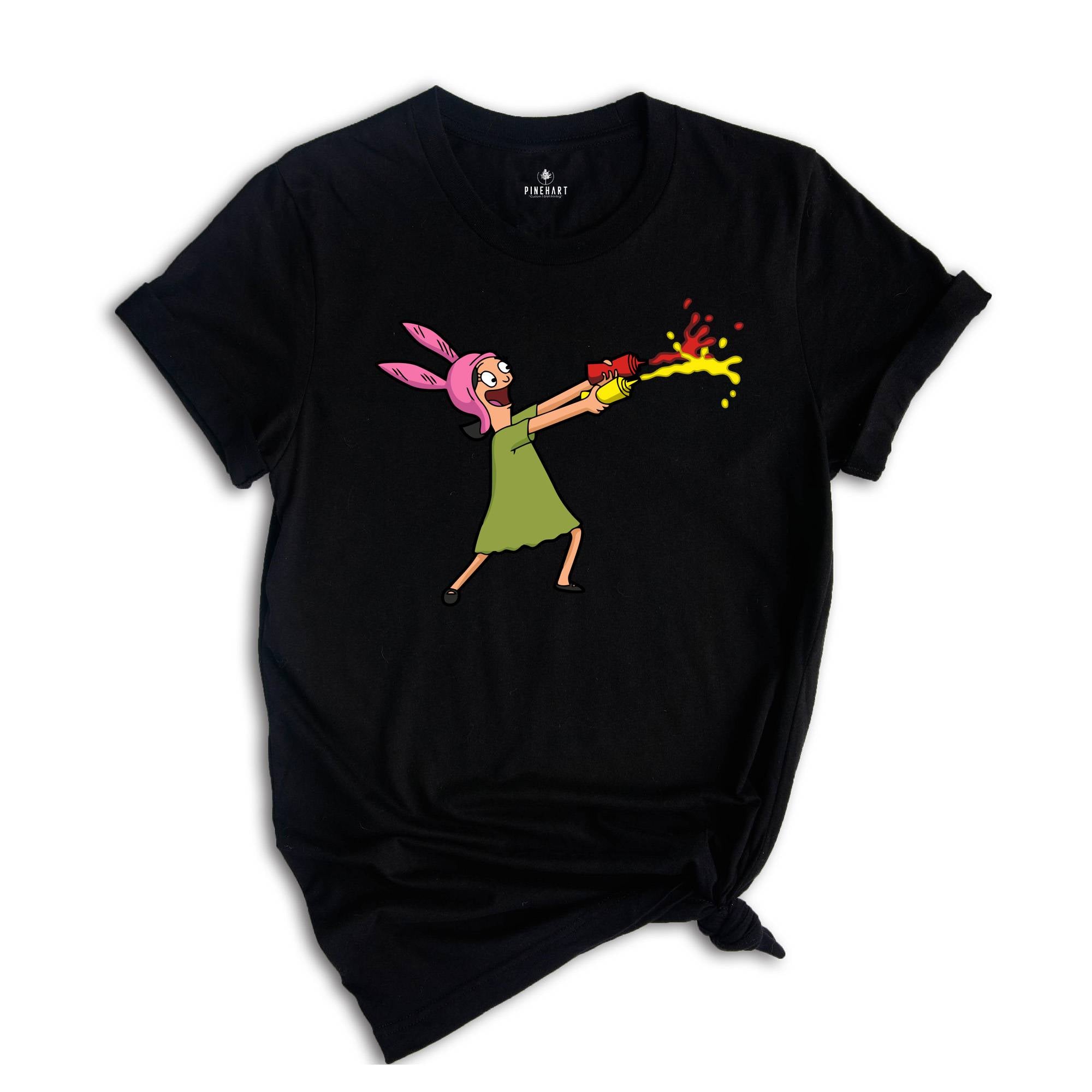 Louise Belcher Shirt, Bob's Burgers Shirt, Bob's Burgers Fan Gift, Funny Cartoon Shirt, Cartoon Lover Gift, Comedy Cartoon Shirt