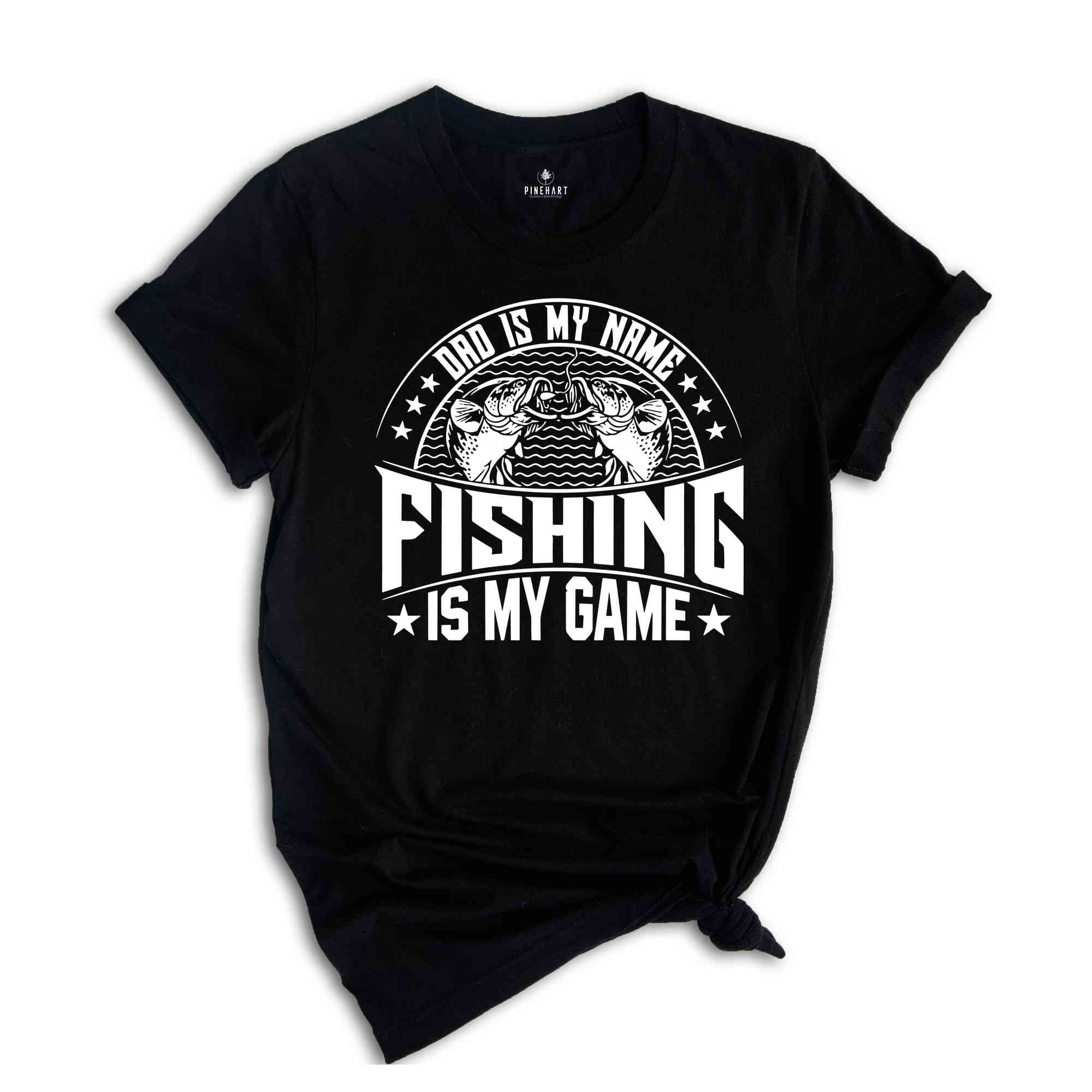 Funny Dad T-Shirt, Fisherman Dad Graphic Tees, Fathers Day Gift, Gift from Son, Fishing Gifts for Men, Papa Shirts, Dad Birthday Gift