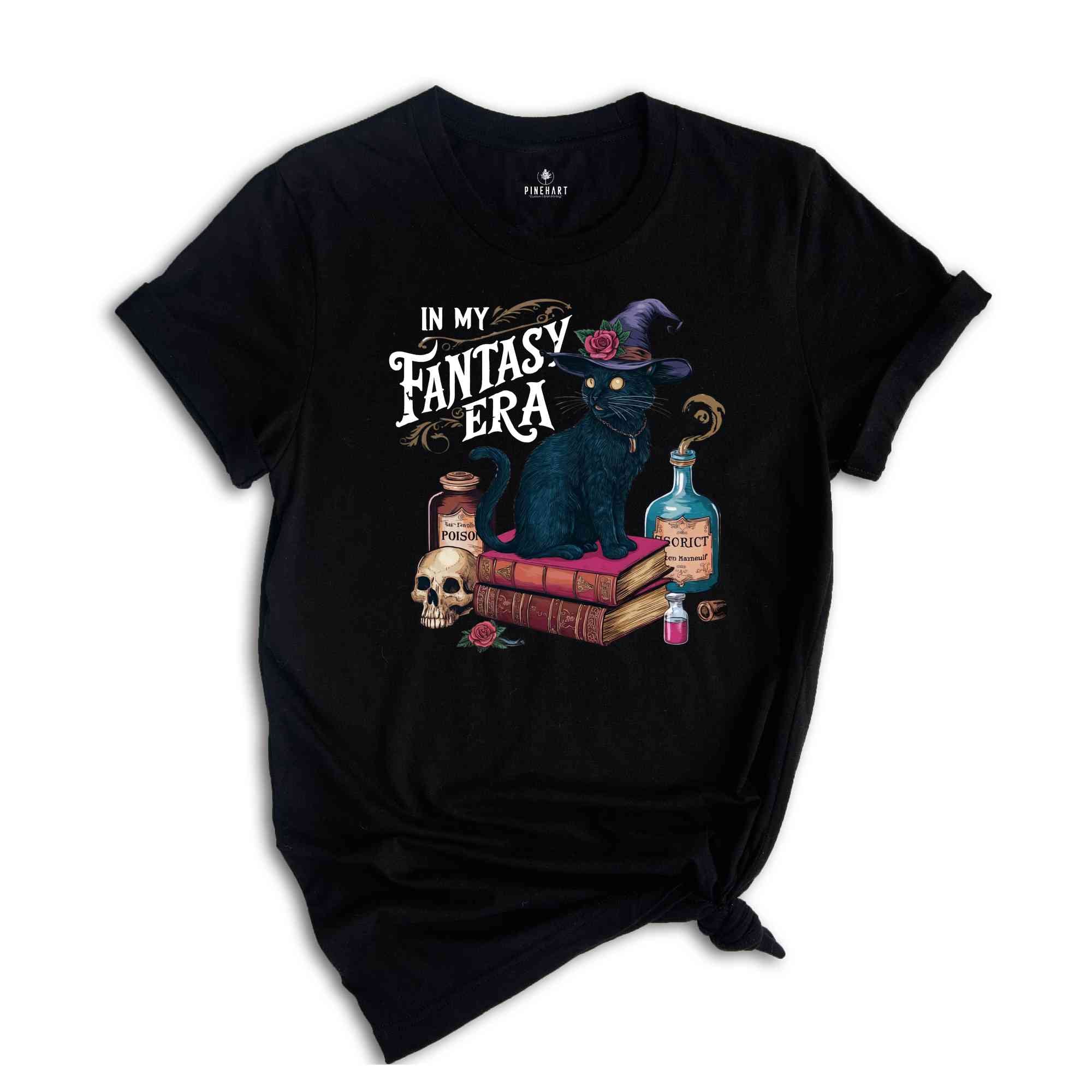 In My Fantasy Era Shirt, Halloween Cat Shirt, Spooky Vibes Shirt, Halloween Gift, Cute Halloween Shirt, Cat Lover Shirt, Halloween Costume