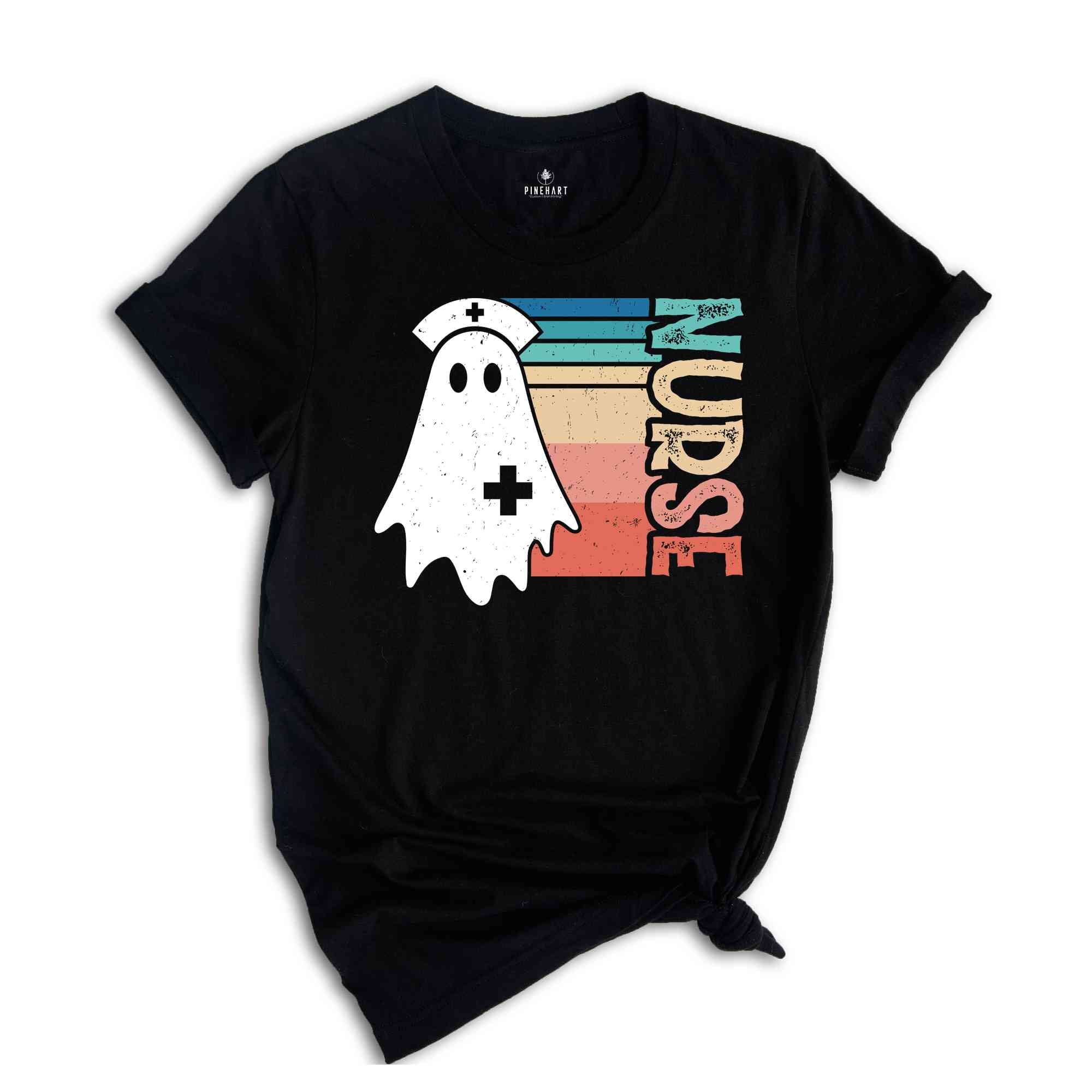 Halloween Nurse Shirt, Halloween Ghost Shirt, Halloween Gift, Nursing Shirt, Nurse Life Shirt, Halloween Gift For Nurse, Spooky Season Shirt