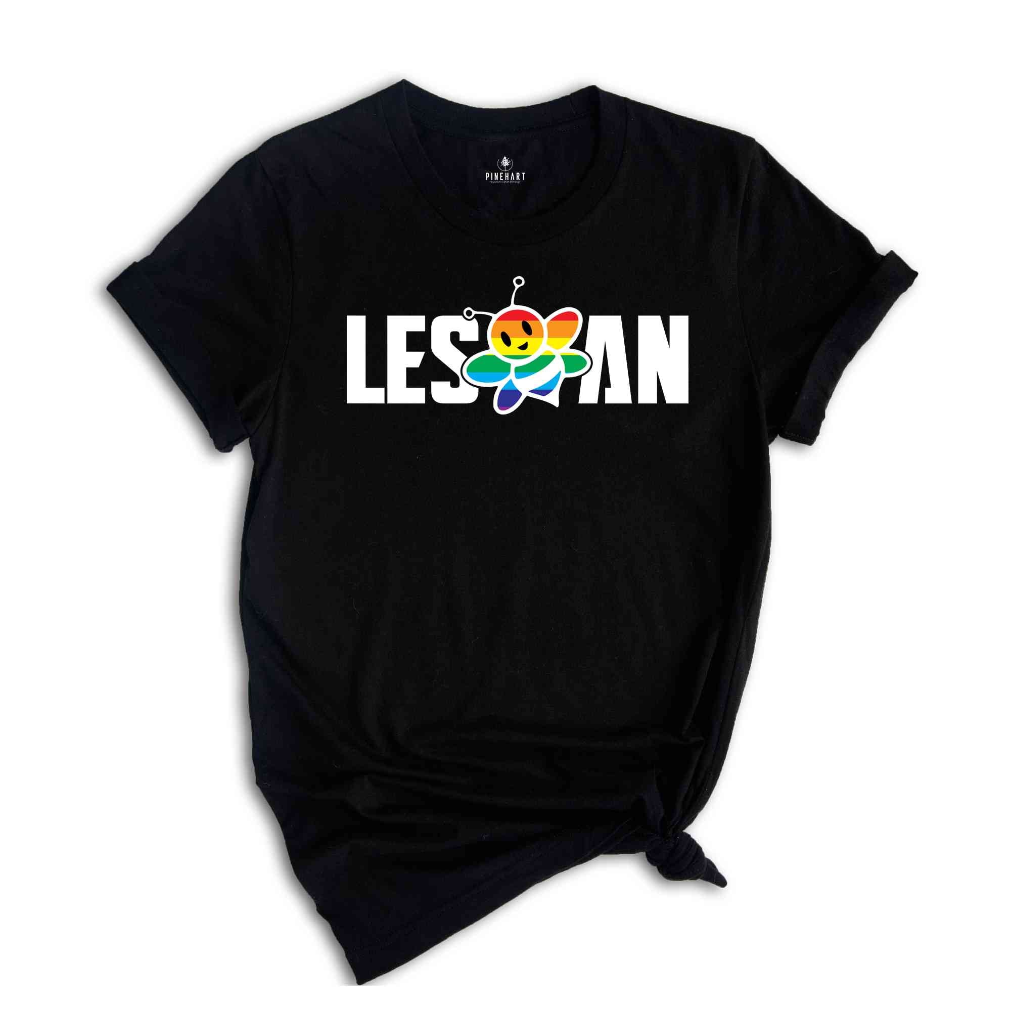 Lesbeean Shirt, Lesbian Shirt, Gift For Lesbian, Lgbt Couple Shirt, Bee Lover Shirt, Bee Kind, Love Is Love, Pride Month Shirt, Pride Gift