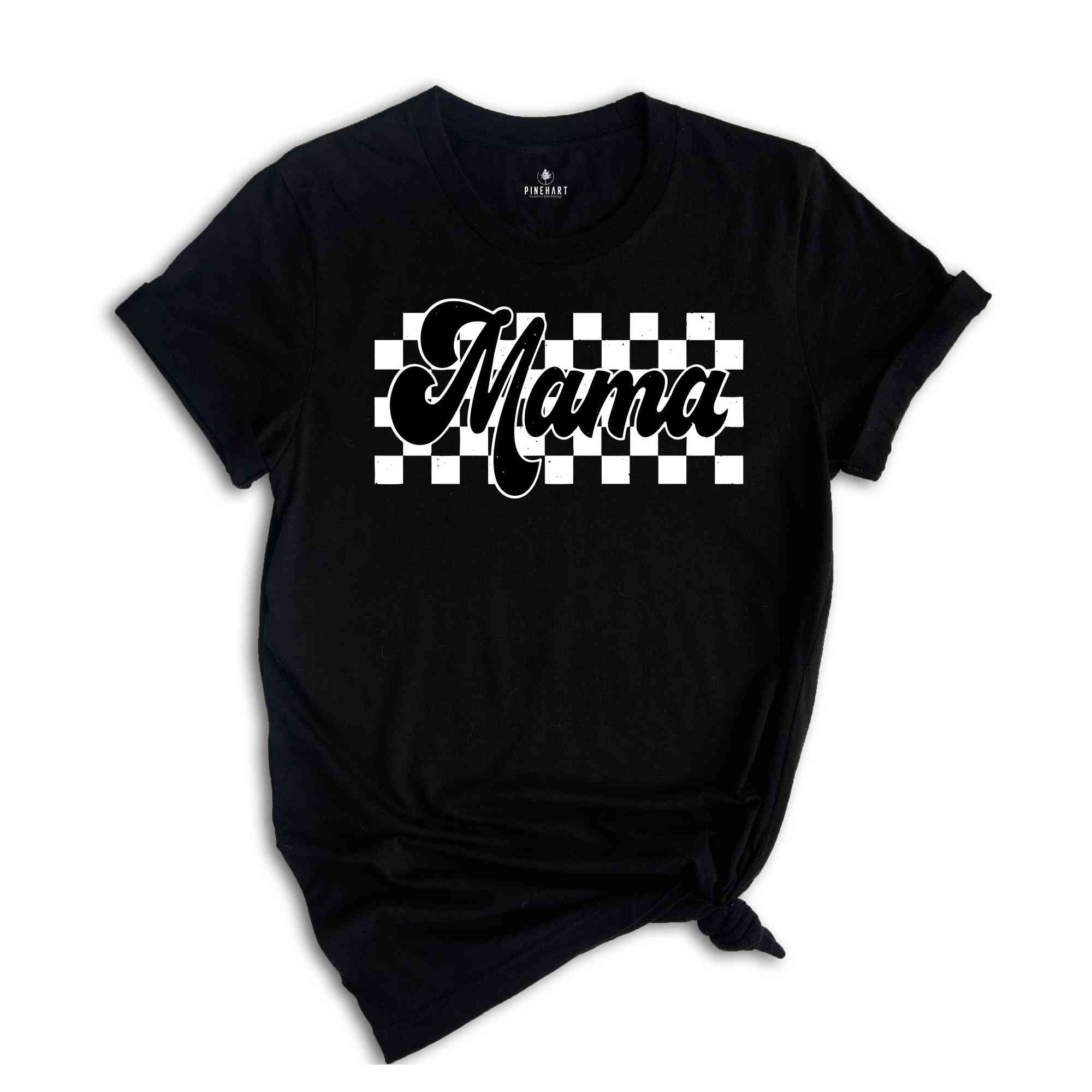 Checkered Mama Shirt, Mama Shirt, Cute Mom Shirt, Mother’s Day Shirt, New Mom Shirt, Best Mom Shirt, Mom Shirt