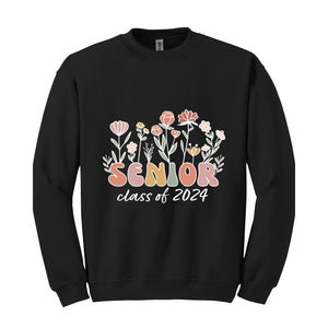 Senior Class of 2024 Sweatshirt, Senior Hoodie, Class of 2024 Sweater, Graduation 2024, High School Sweater, University 24 Hoodie