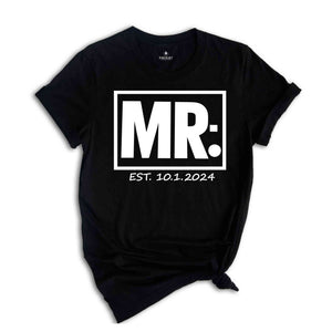 Custom Mr And Mrs Shirt, Just Married Shirt, Honeymoon Shirt, Wedding Shirt, Wife And Hubs Shirts, Just Married Shirts, Couples Shirts