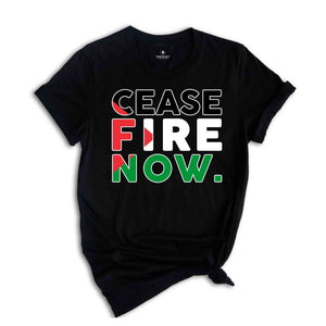 Cease Fire Now Shirt, Free Palestine Shirt, Peace Shirt, Equality Shirt, Activist Shirt, Human Rights Shirt, Social Justice Shirt