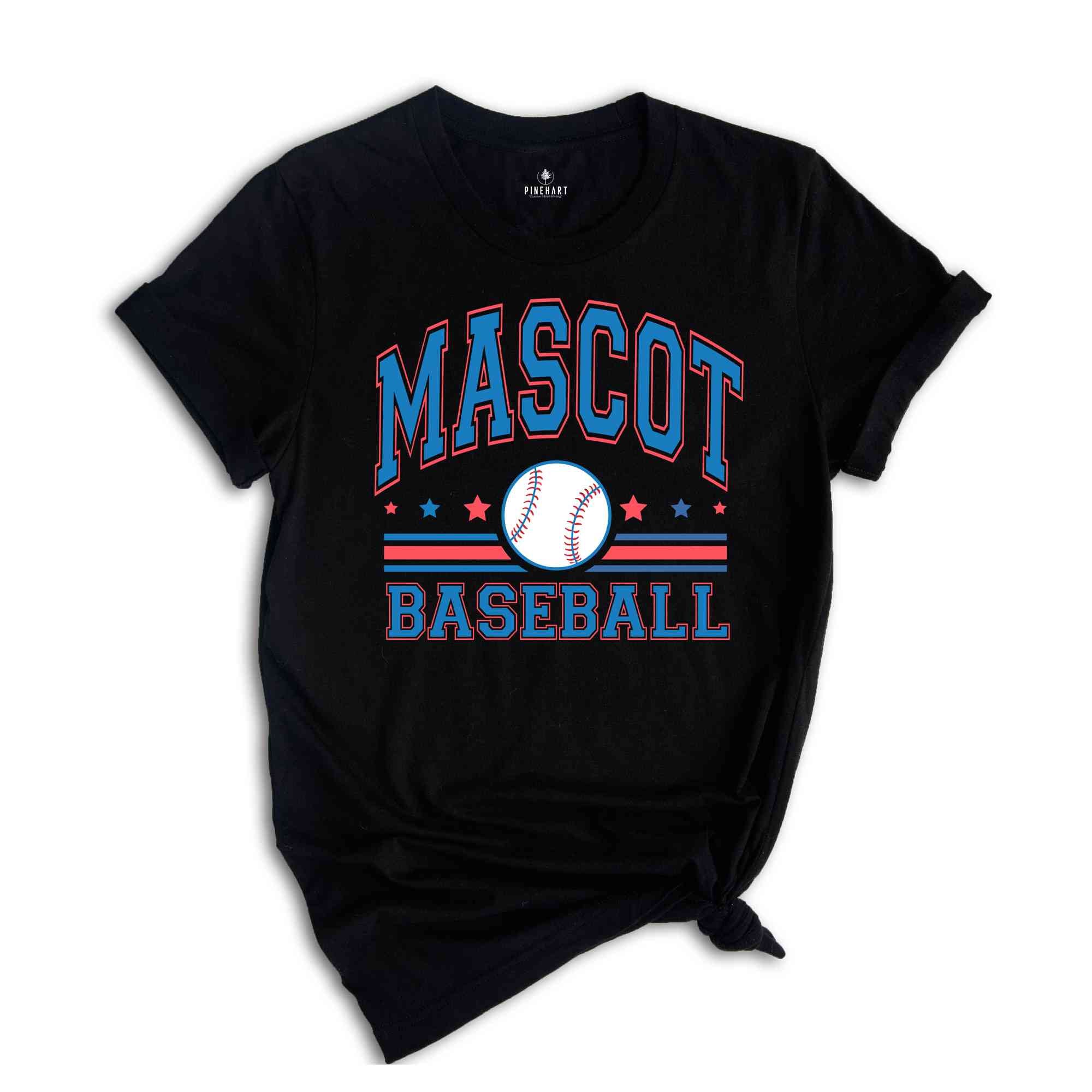 Custom Baseball Mascot Shirt, Custom Team Shirt, Work Shirt, Baseball Team Shirt, Custom Baseball Shirt