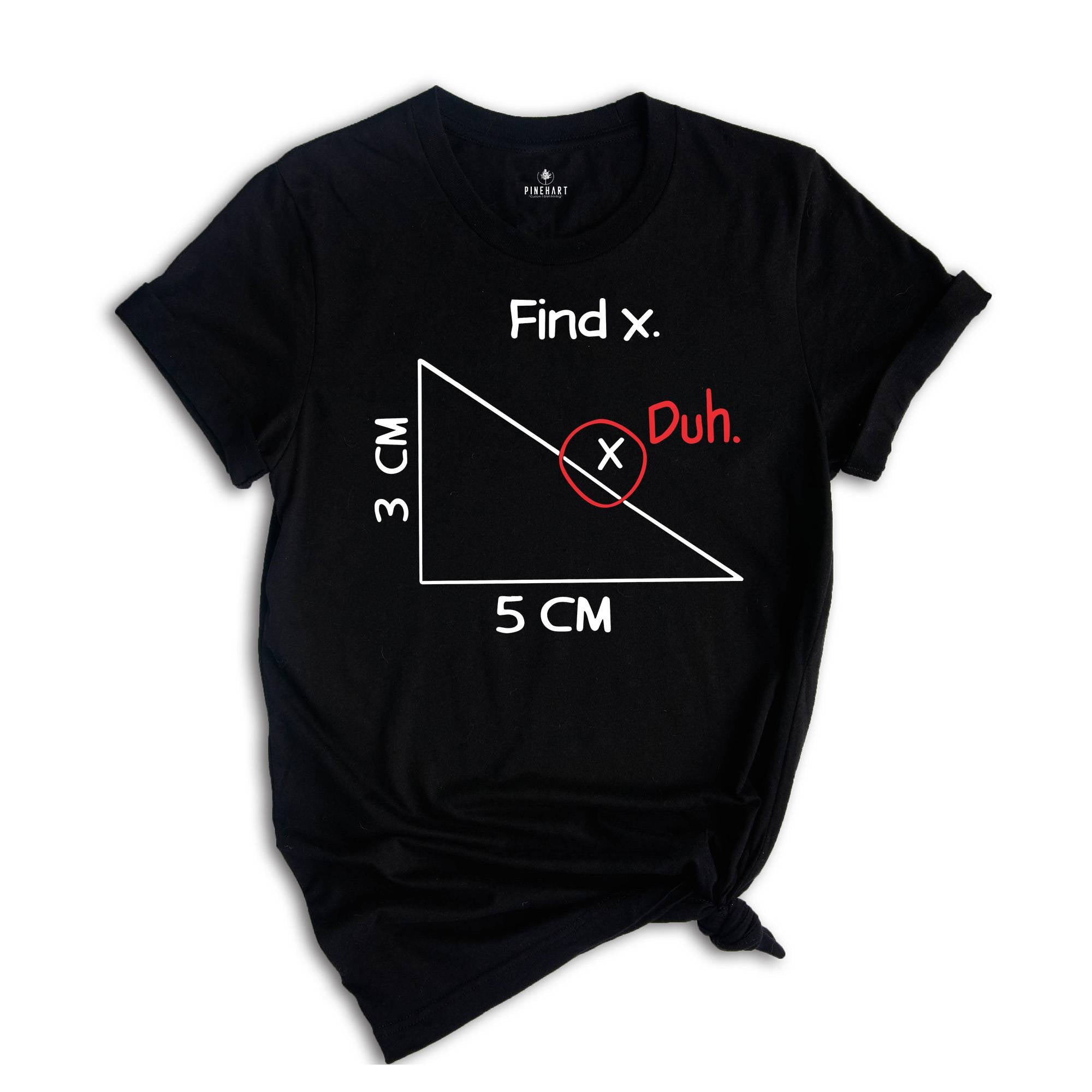 Funny Mathematician Shirt, Find X Duh Tee, Humorous Math Tee, Math Puns Shirt, Math Teacher Joke Shirt, Math Geek Tee