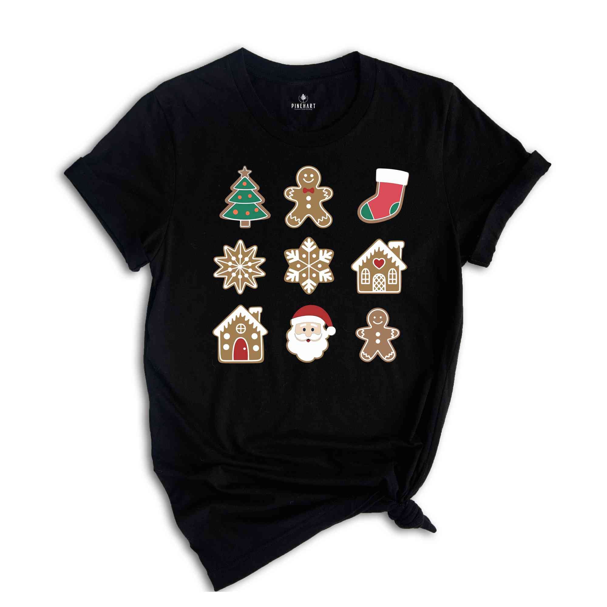 Christmas Gingerbread Shirt, Cute Christmas Shirt, Gingerbread Man Shirt, Holiday Shirt, Winter Shirt, Gift for Baker Christmas