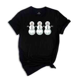 Snowman Shirt, Winter Christmas Shirt, Cute Holiday Shirt, Trendy Christmas Shirt, Fall Season Shirt, Cute Snowman Shirt